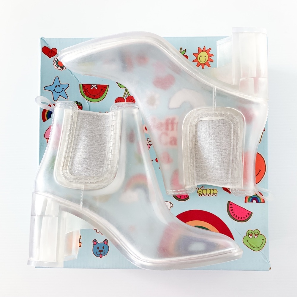 Jeffrey Campbell Hurricane Clear Vinyl Rain Boots - Picture 12 of 16